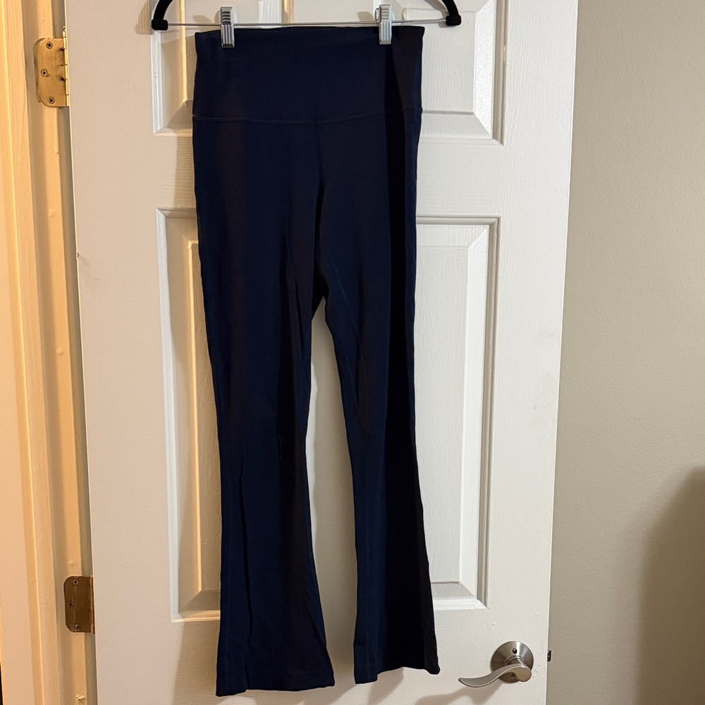 Navy Flared Leggings